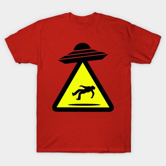 Danger Abduction Sign T-Shirt by tone